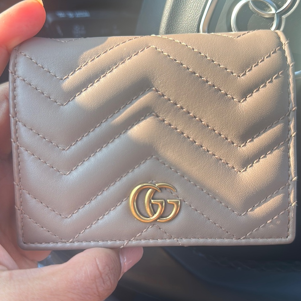 Gucci trifold wallet